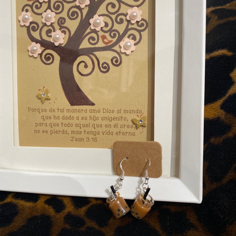 Boba Tea Earrings